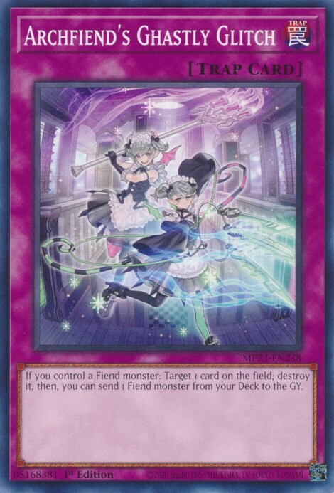 Archfiend's Ghastly Glitch Card Front