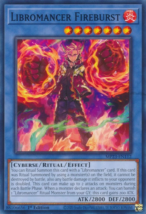 Libromancer Fireburst Card Front