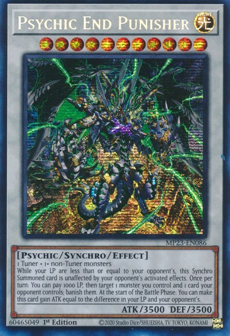 Psychic End Punisher Card Front