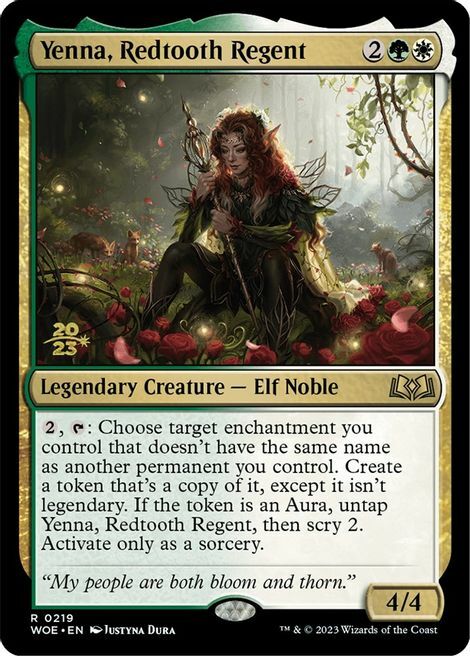 Yenna, Redtooth Regent Card Front