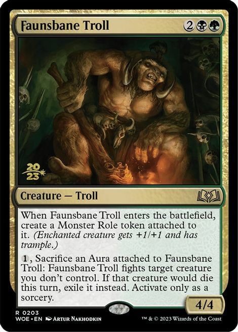 Faunsbane Troll Card Front