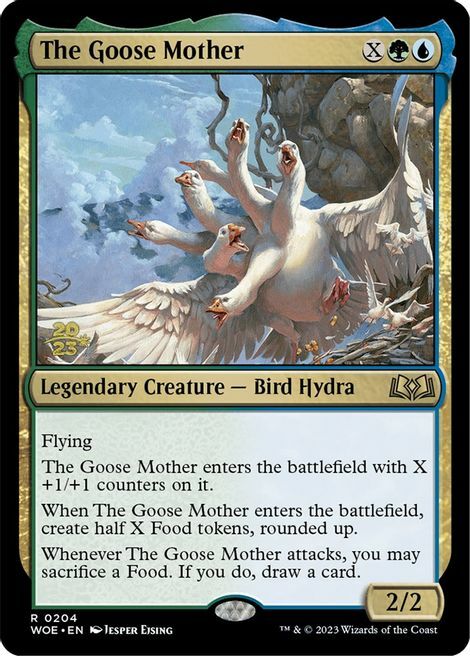 The Goose Mother Card Front