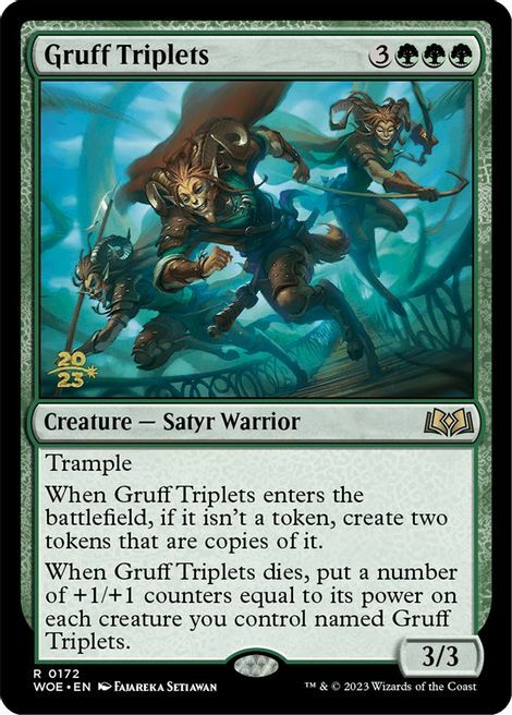 Gruff Triplets Card Front