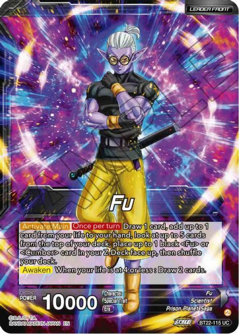 Fu // Super Fu, Heinous Commander Card Front