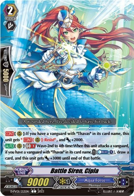 Battle Siren, Cipla Card Front