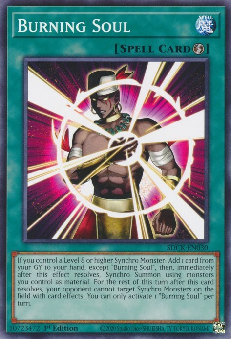 Burning Soul Card Front