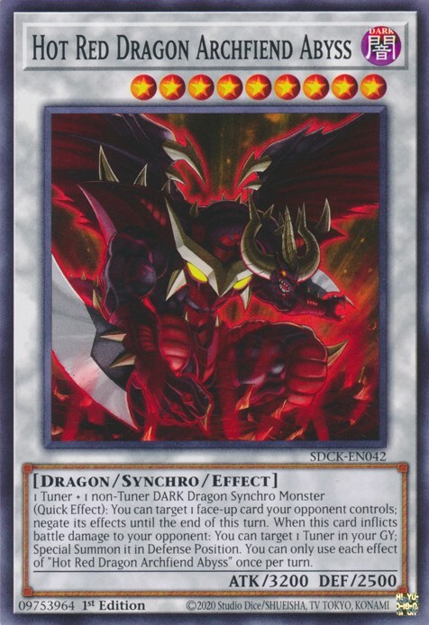 Hot Red Dragon Archfiend Abyss Card Front