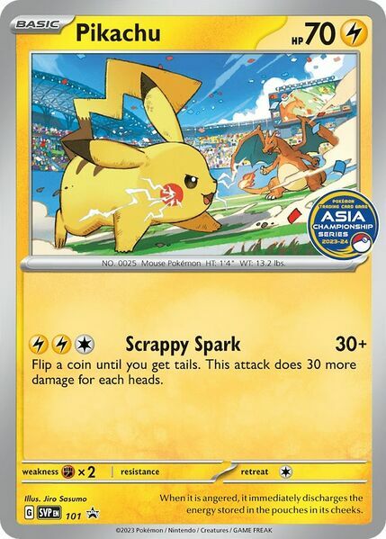 Pikachu Card Front