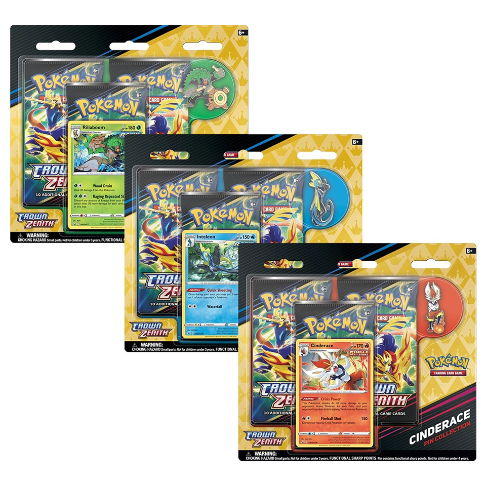 Crown Zenith: Pin Collection Blister Pack Set