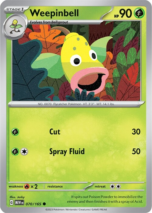 Weepinbell Card Front