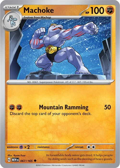 Machoke Card Front