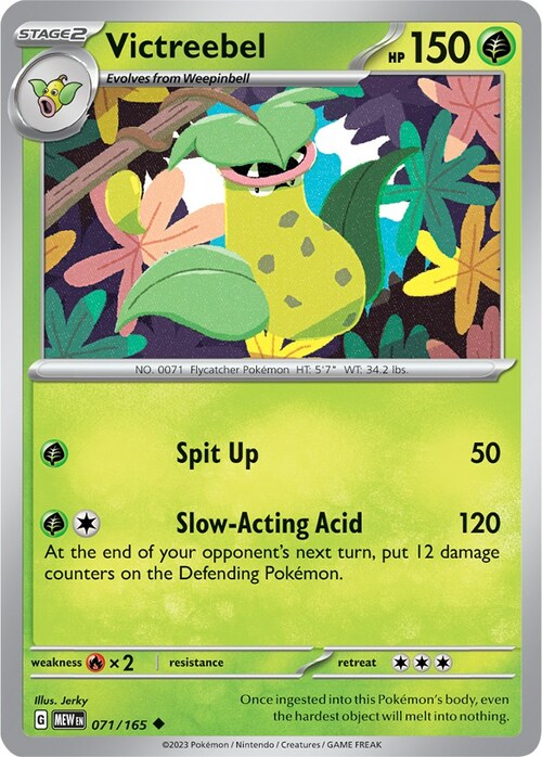 Victreebel Card Front