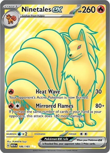 Ninetales ex Card Front