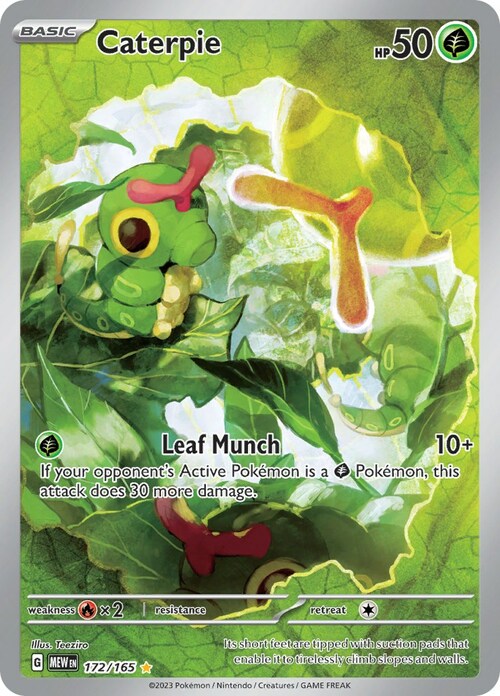 Caterpie Card Front