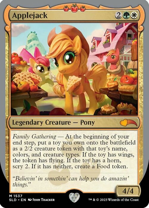 Applejack Card Front