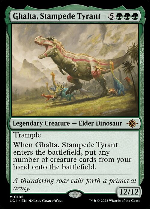 Ghalta, Stampede Tyrant Card Front