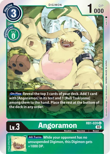 Angoramon Card Front