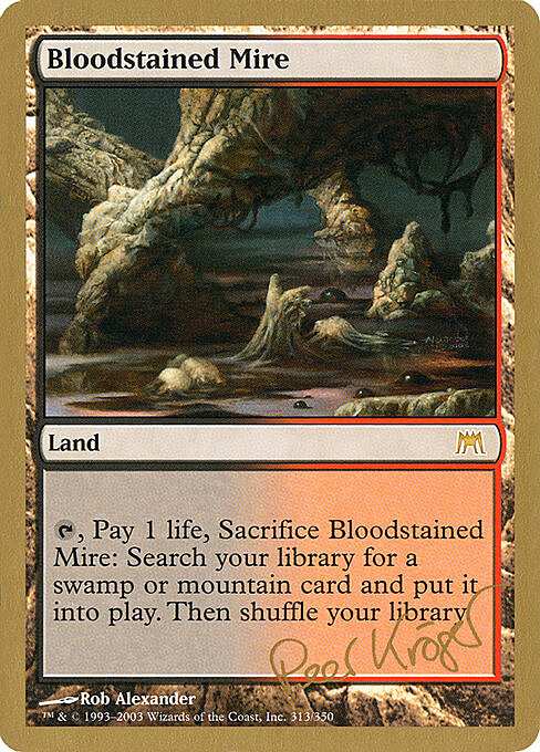 Bloodstained Mire Card Front