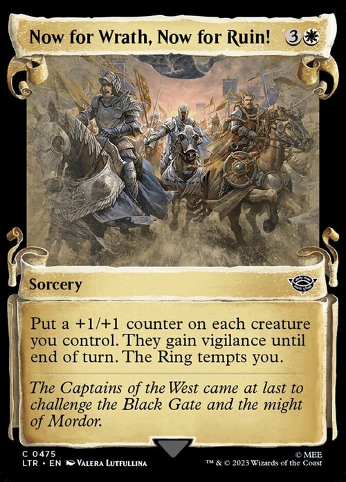 Now for Wrath, Now for Ruin! Card Front