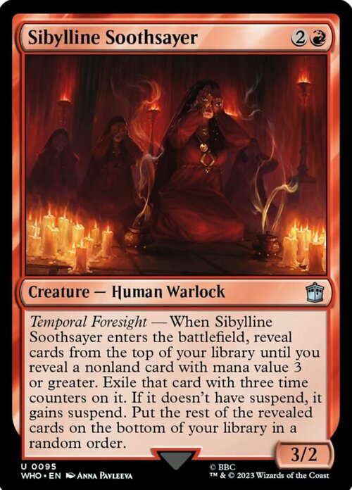 Sibylline Soothsayer Card Front