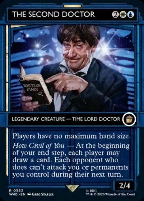 The Second Doctor Card Front