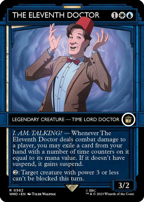 The Eleventh Doctor Card Front