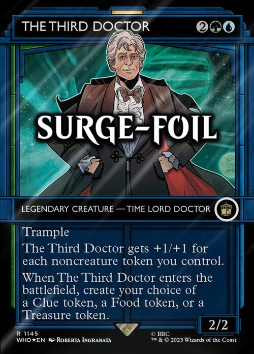 The Third Doctor Card Front