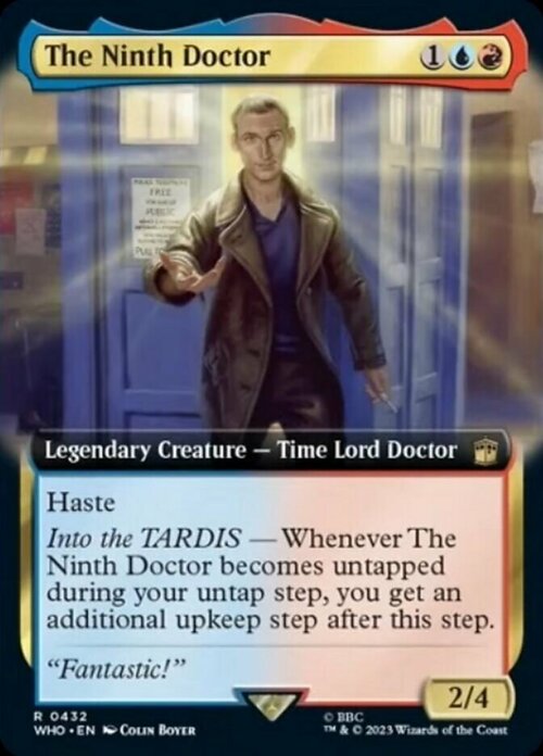 The Ninth Doctor Card Front