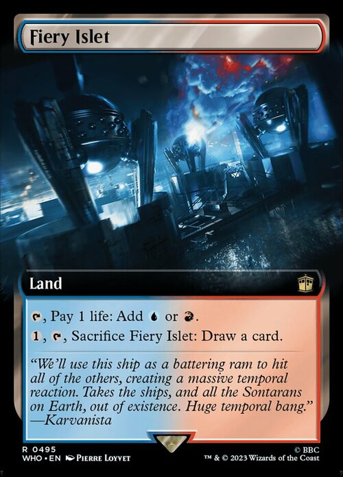 Fiery Islet Card Front