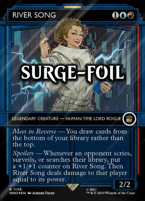 River Song Card Front