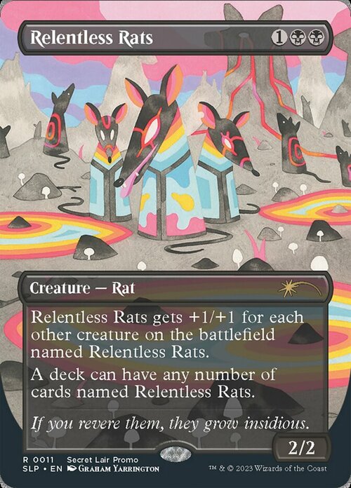 Relentless Rats Card Front