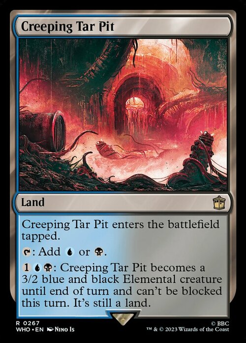 Creeping Tar Pit Card Front