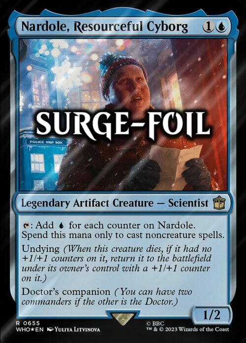 Nardole, Resourceful Cyborg Card Front