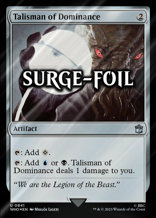 Talisman of Dominance Card Front