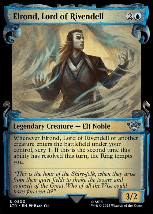 Elrond, Lord of Rivendell Card Front