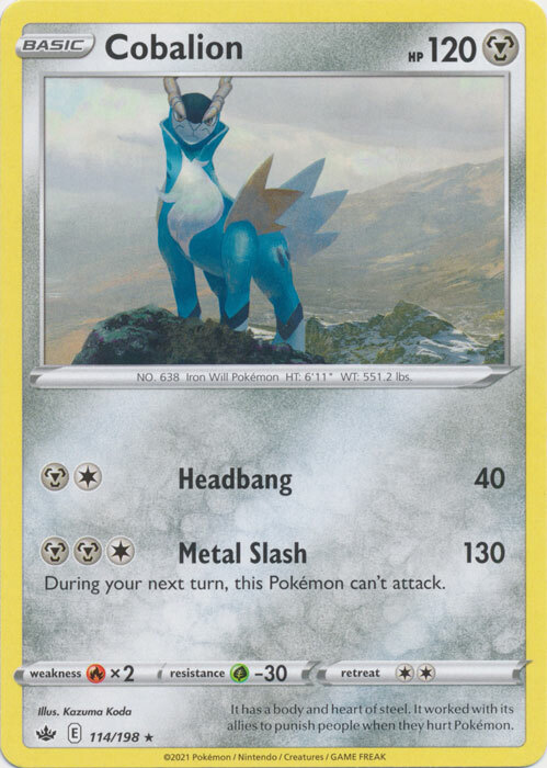 Cobalion Card Front