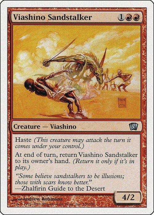 Viashino Sandstalker Card Front