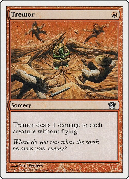 Tremor Card Front