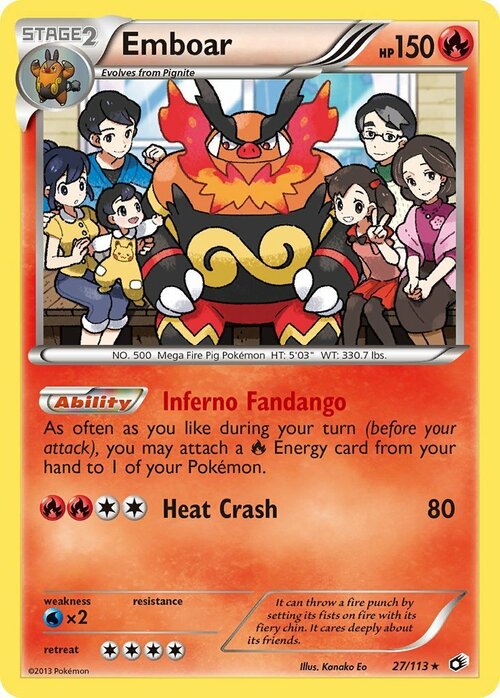 Emboar Card Front