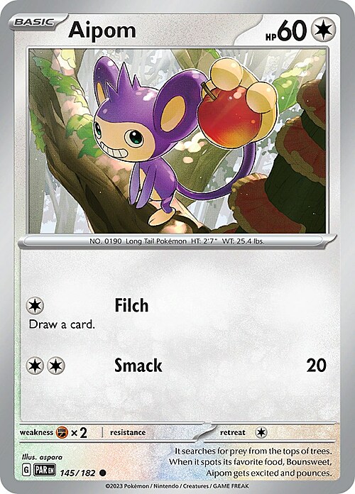 Aipom Card Front