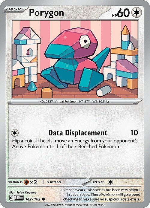 Porygon Card Front