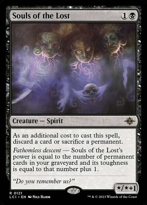 Souls of the Lost Card Front