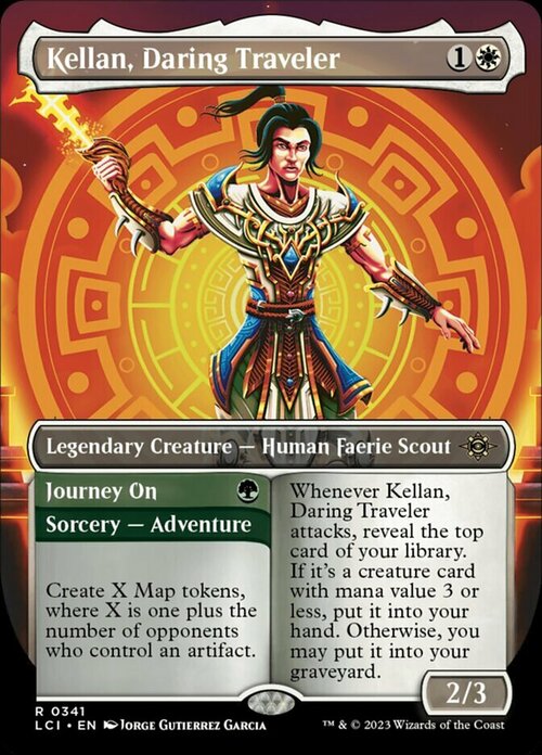 Kellan, Daring Traveler // Journey On Card Front