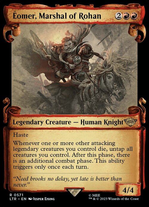 Éomer, Marshal of Rohan Card Front