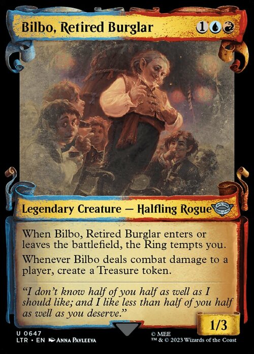 Bilbo, Retired Burglar Card Front