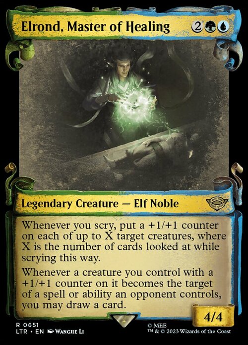 Elrond, Master of Healing Card Front