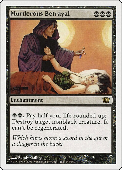 Murderous Betrayal Card Front