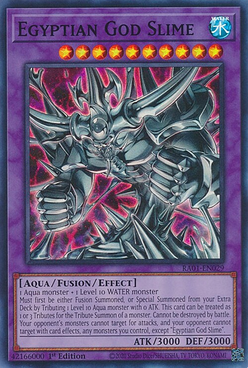 Egyptian God Slime Card Front