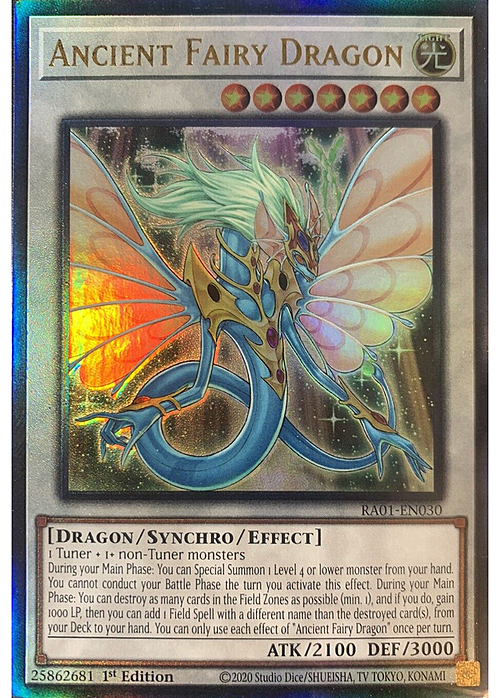 Ancient Fairy Dragon Card Front