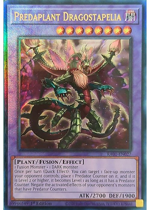 Predaplant Dragostapelia Card Front